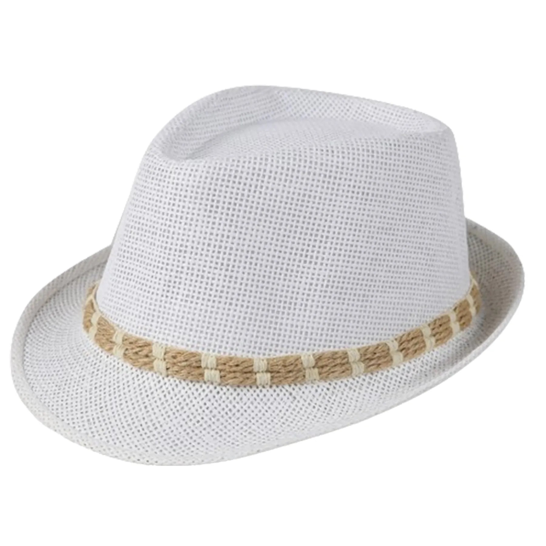 British Retro Jazz Straw Hat 4