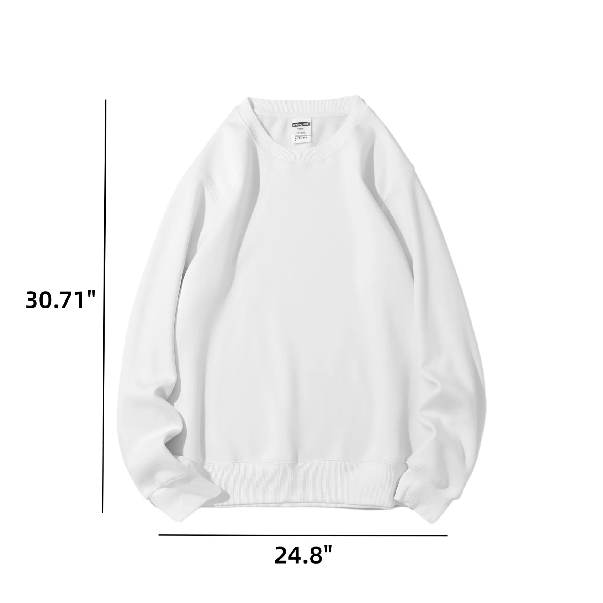 Premium Warm Crewneck Pullover Sweatshirt Winter Hoodie, custom hoodie or sweatshirt with logo imprint 3