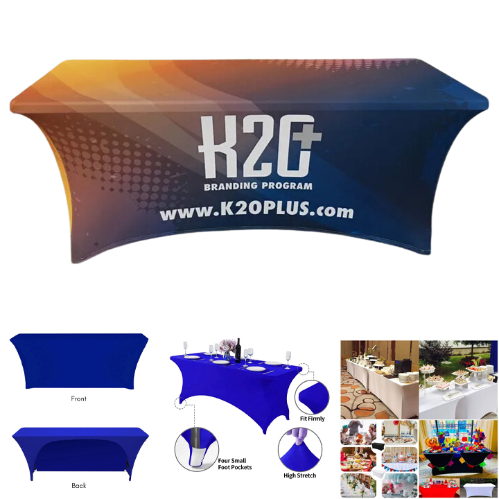 StretchFit 8' Fitted Digital Print Table Cover 15