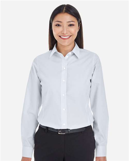 Women's Crown Collection® Striped Woven Dress Shirt - DG534W 14