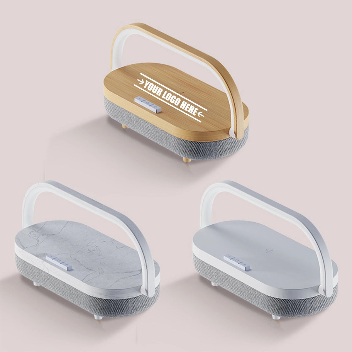 Wireless Charger LED Night Light Music Bedside Lamp 2