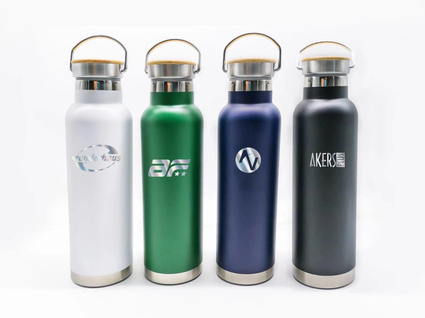 20oz. Double Wall SS Vacuum Tumbler with bamboo lid 12