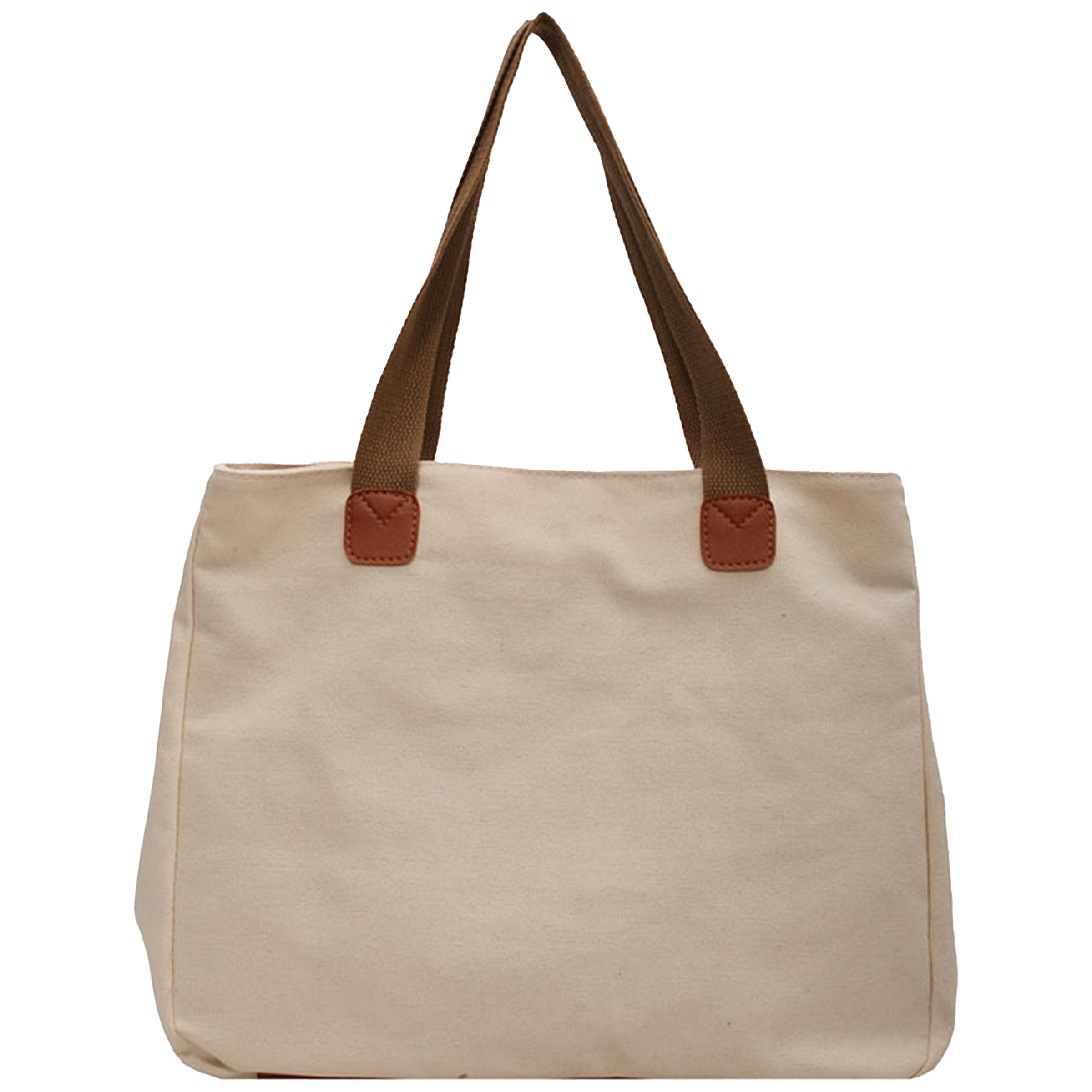 Canvas Large Capacity Vintage Tote Bag, custom tote bag with logo imprint 2