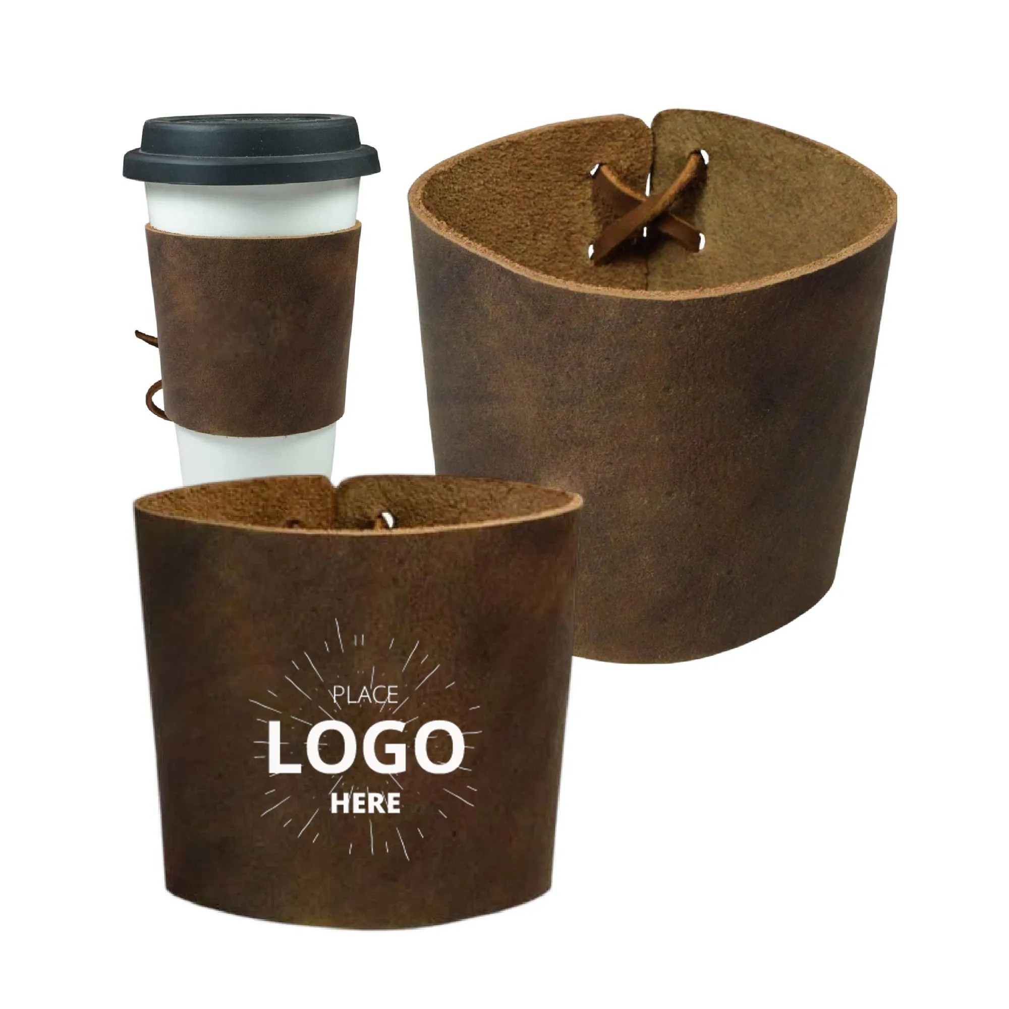 Leather Water Cup Insulation Sleeves 2