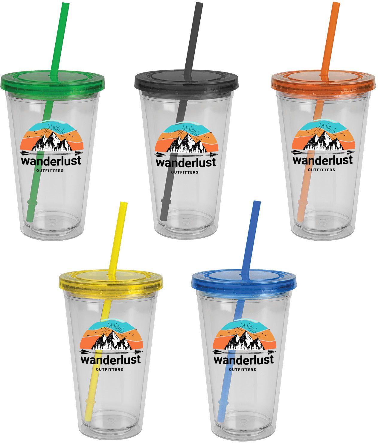FULL COLOR WRAP SUNSPLASH TUMBLER 16 OZ 25