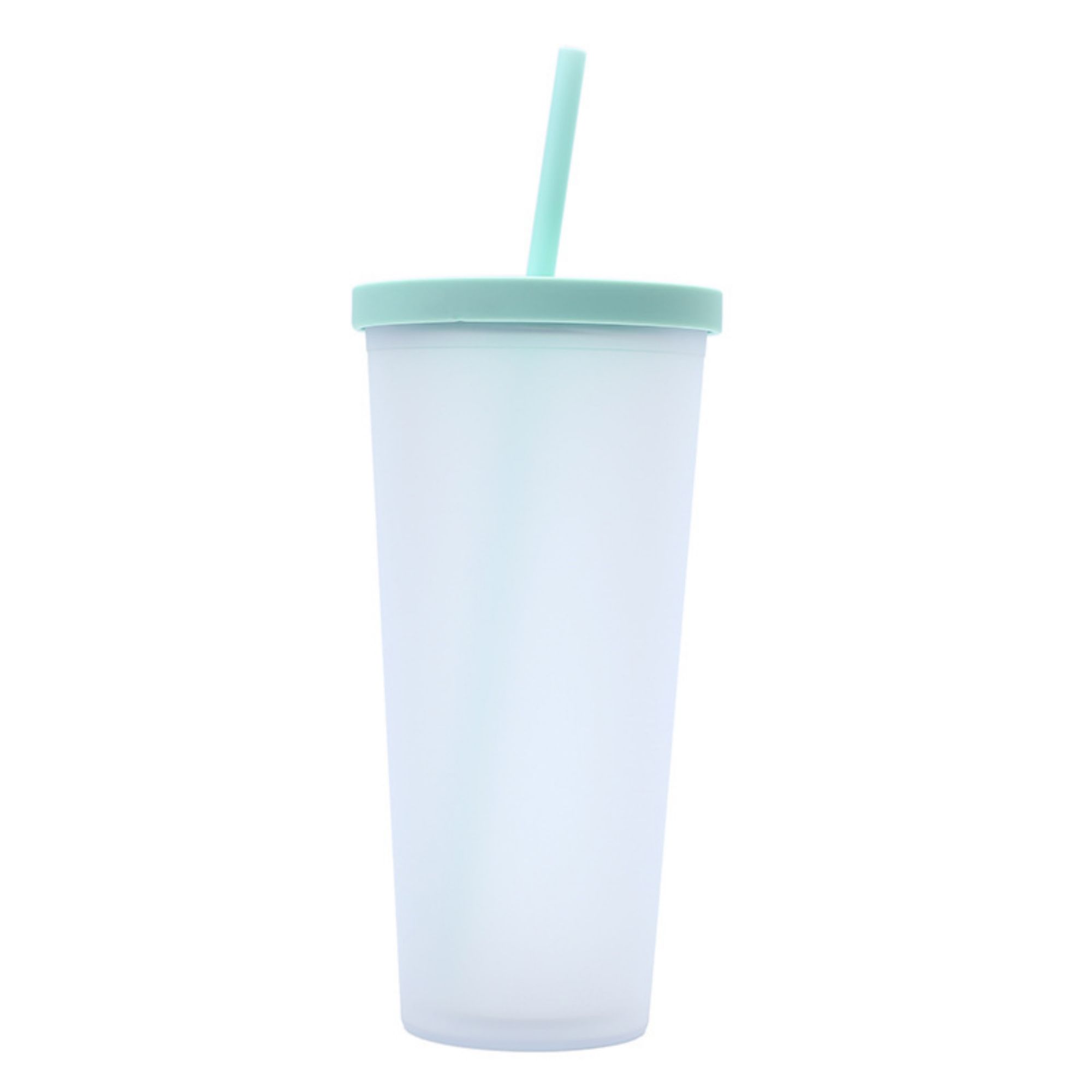 24 oz Frosted Double-Layer Straw Cup 5