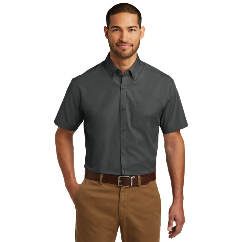 Port Authority Short Sleeve Carefree Poplin Shirt. 14