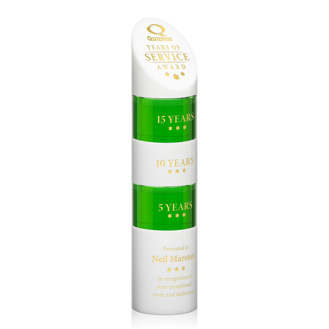 Atlantis Stacker Award - White 14