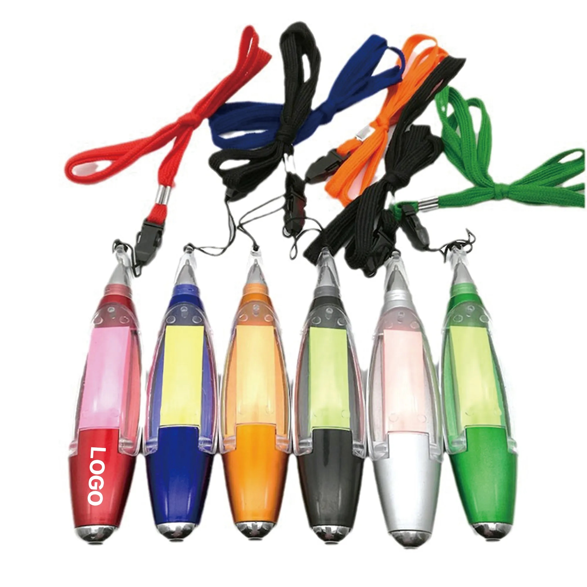 Multi-Functional Sticky Note Lanyard Light Pen 2