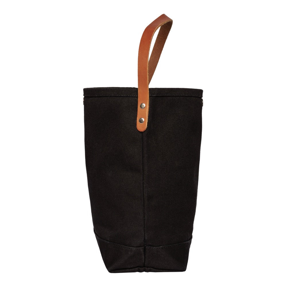 18 Oz. Super Heavy Canvas Bucket Tote w/Leather Handle 28