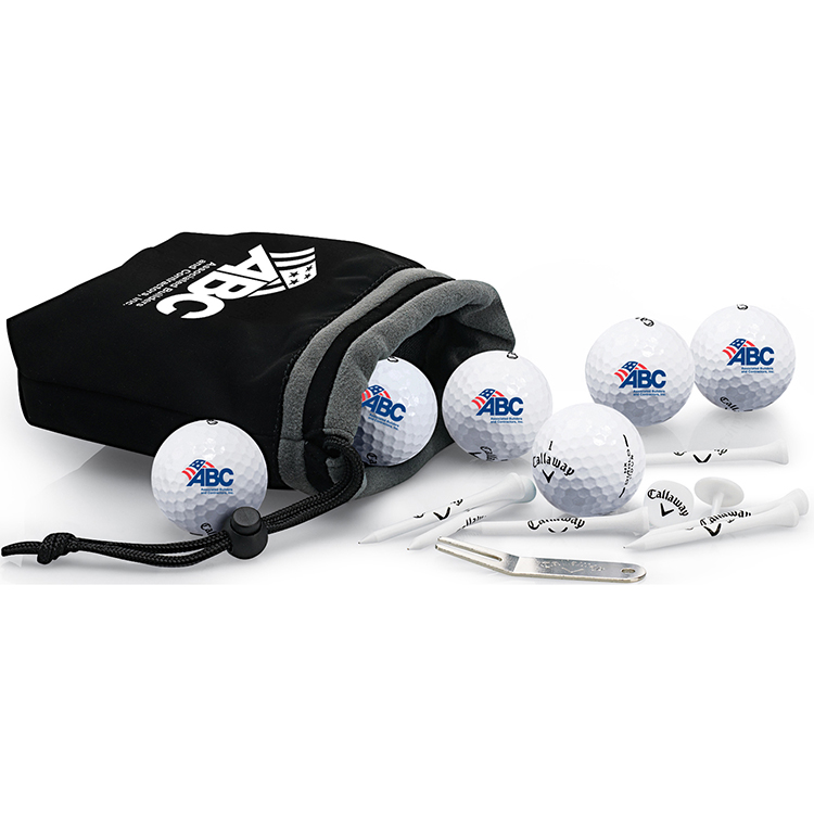 Callaway 6-Ball Valuable Pouch w/Tee Pack 3