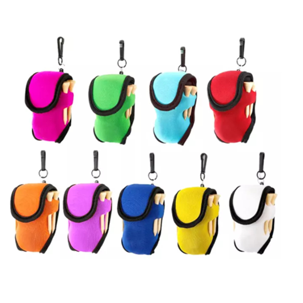 Mini Neoprene Golf Ball Holder Bag 6