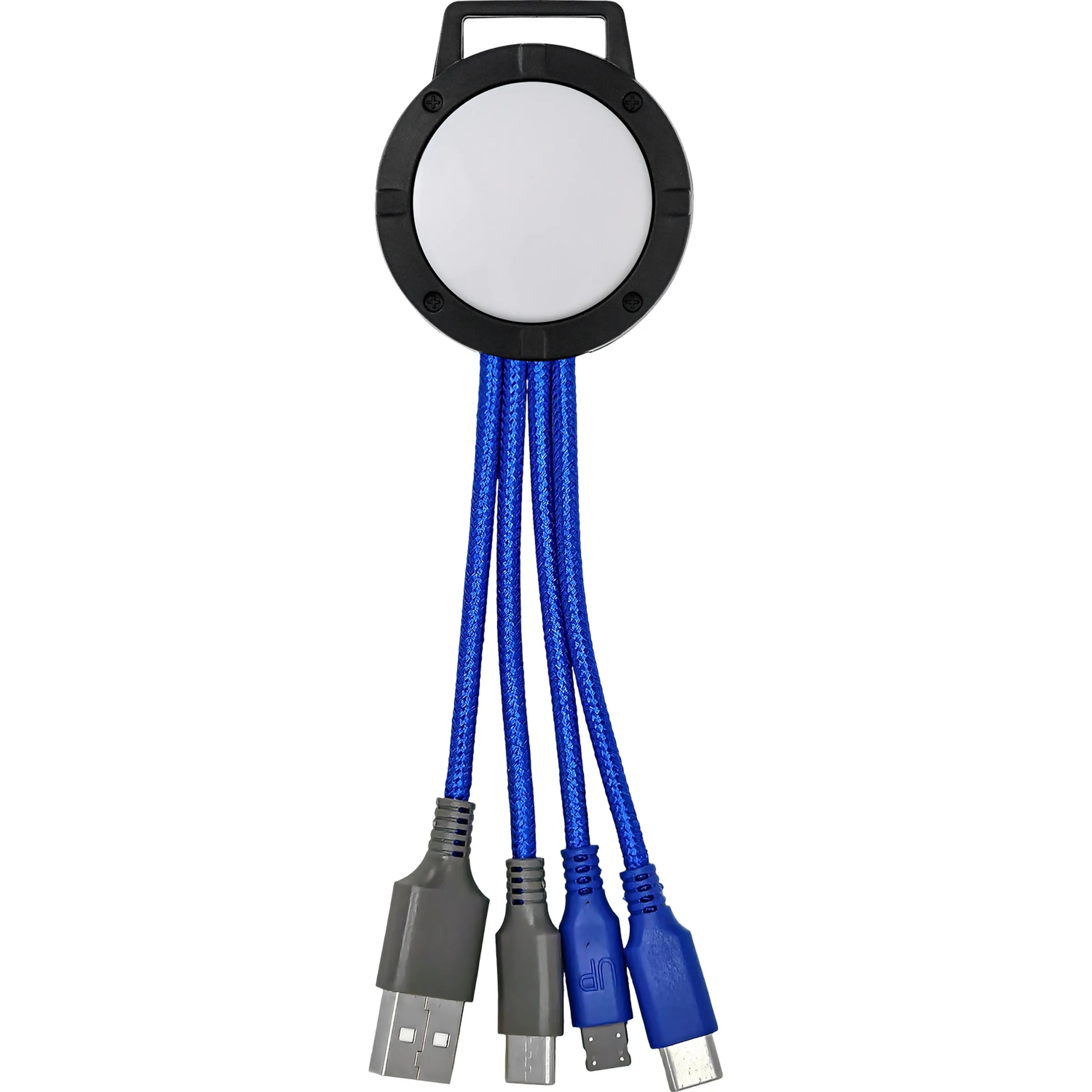 Vivid Dual Input 3-in-1 Colorful Charging Cable 3