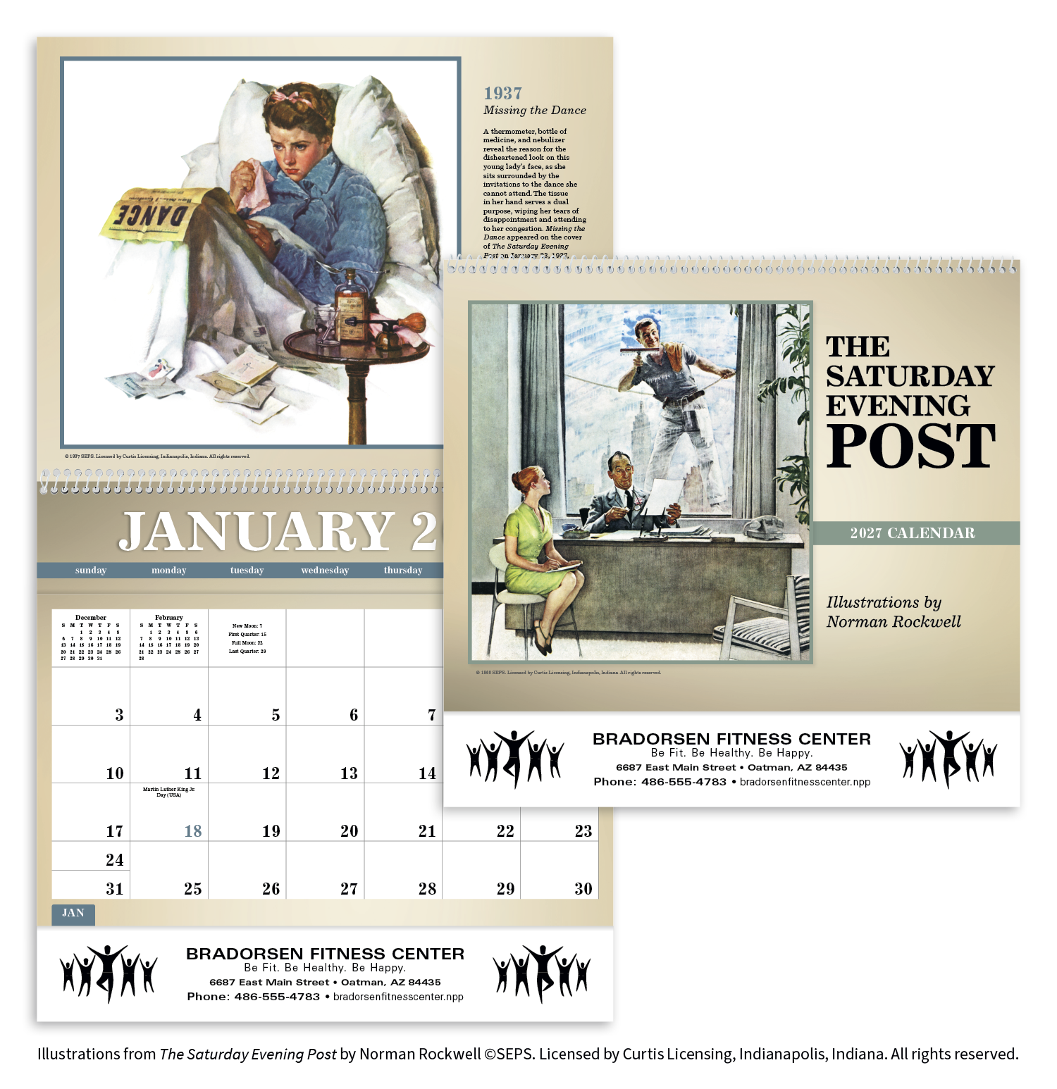 Triumph® Calendars The Saturday Evening Post Deluxe Pocket Calendar 51