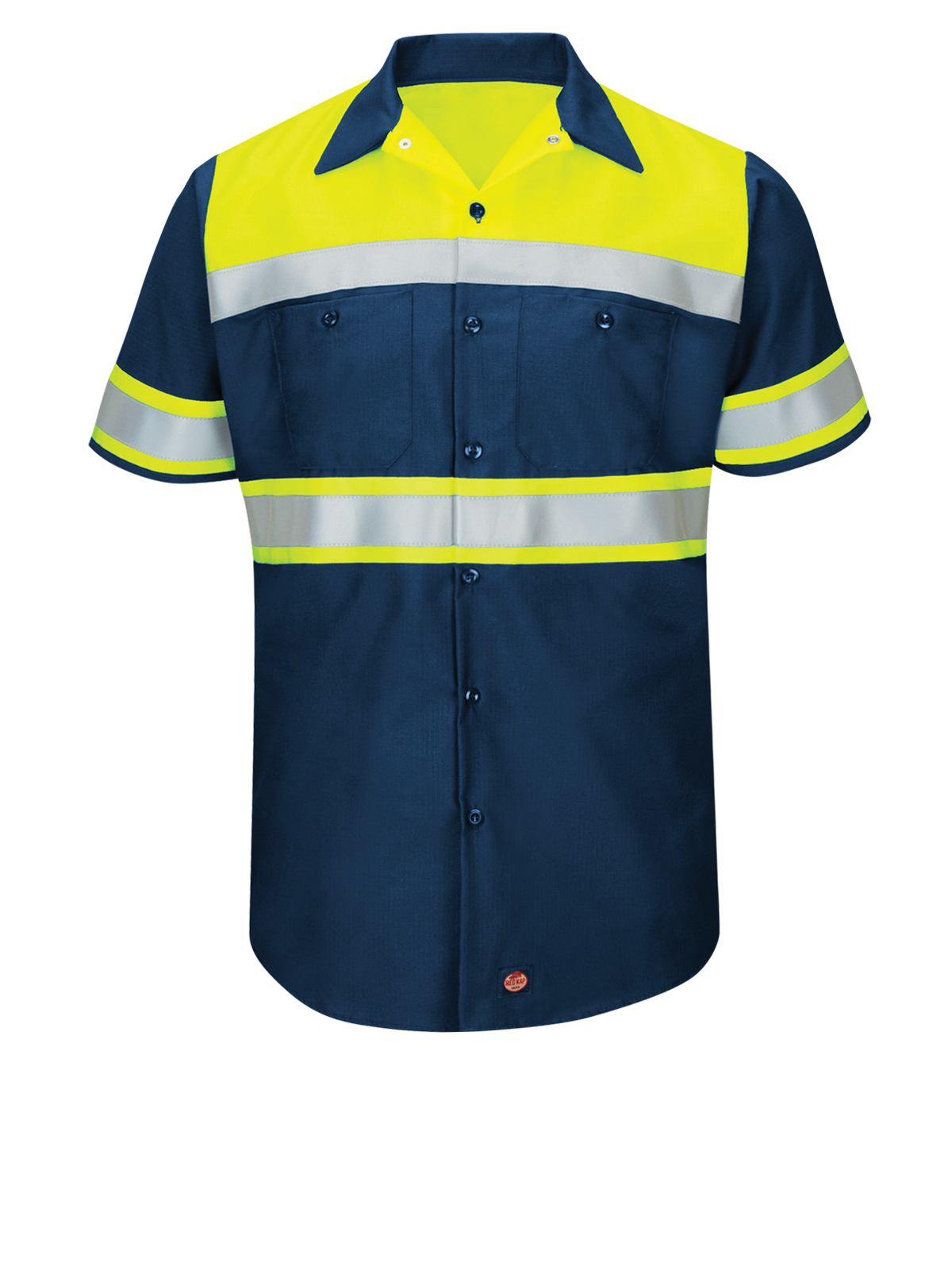Red Kap Hi-Visibility -  Men's Short Sleeve Type O WoShirt Navy