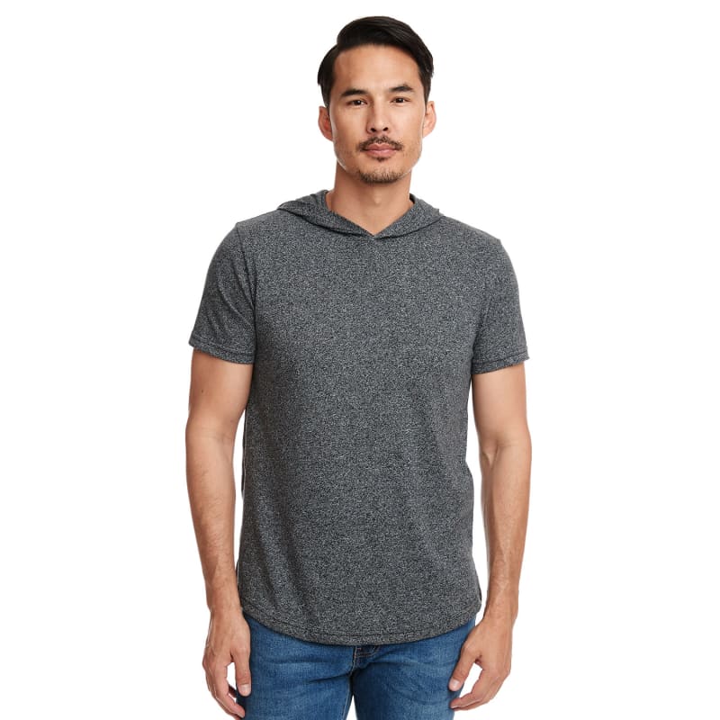 Next Level Apparel Unisex Mock Twist Short Sleeve Hoody T-Shirt 7