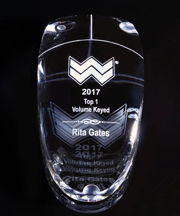 Glass Computer Mouse Paperweight 4