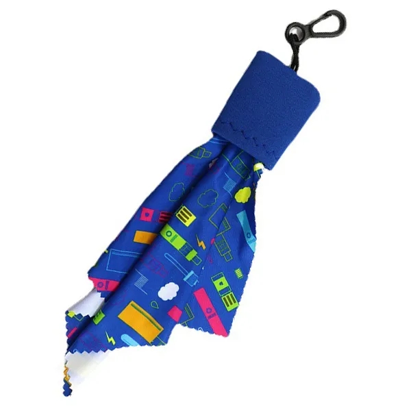 Microfiber Cleaning Cloth W/ Clip Pouch 5
