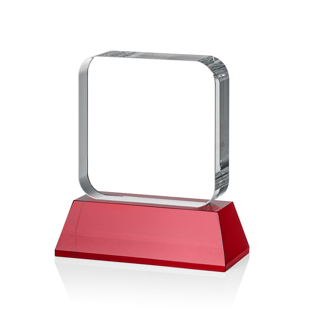 Flamborough VividPrint™ Award on Base - Red 8