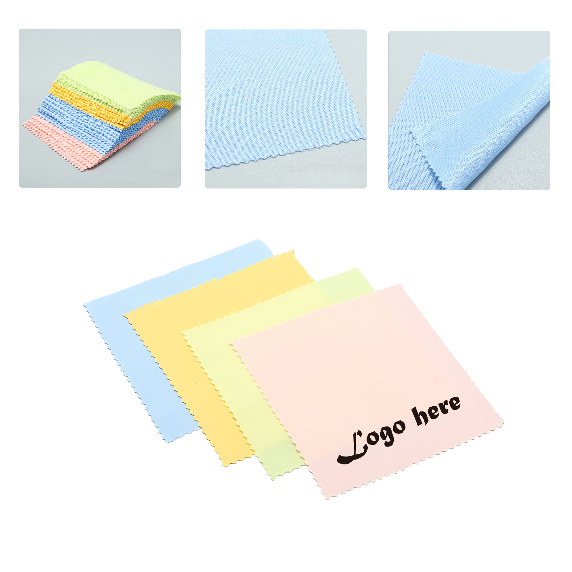 MOQ50 Microfiber Eyeglass Cleaning Cloth With Custom Logo 2