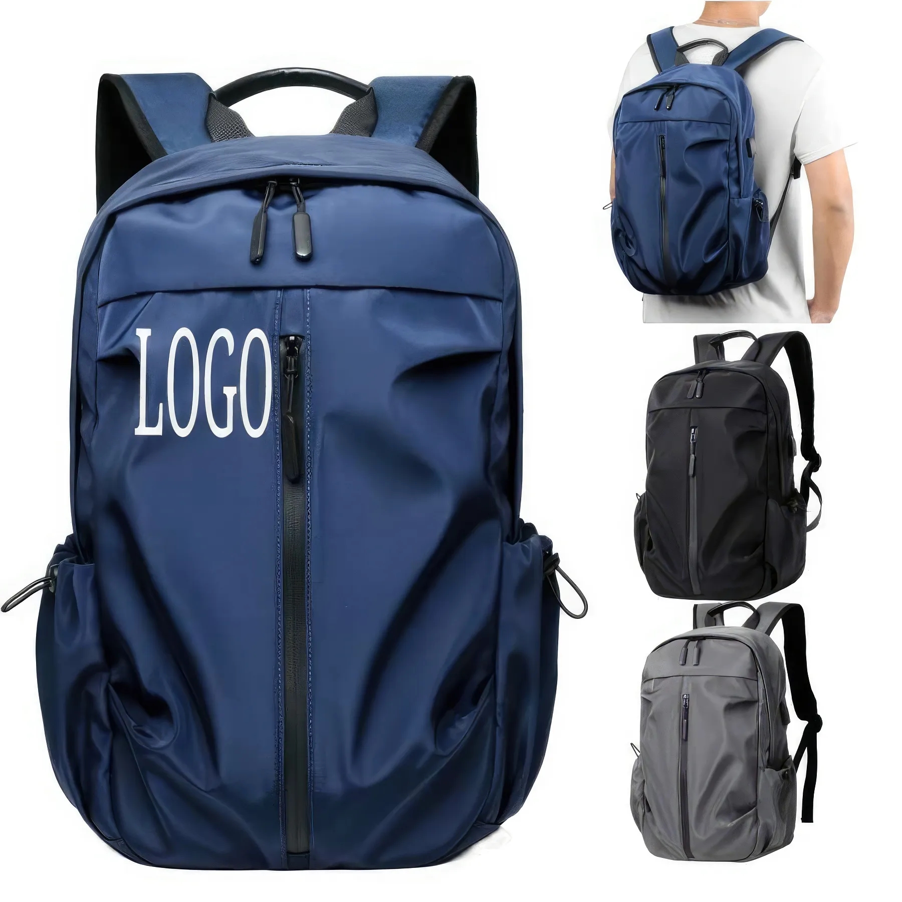 Casual Fashion Backpacks with USB Charging Port 2