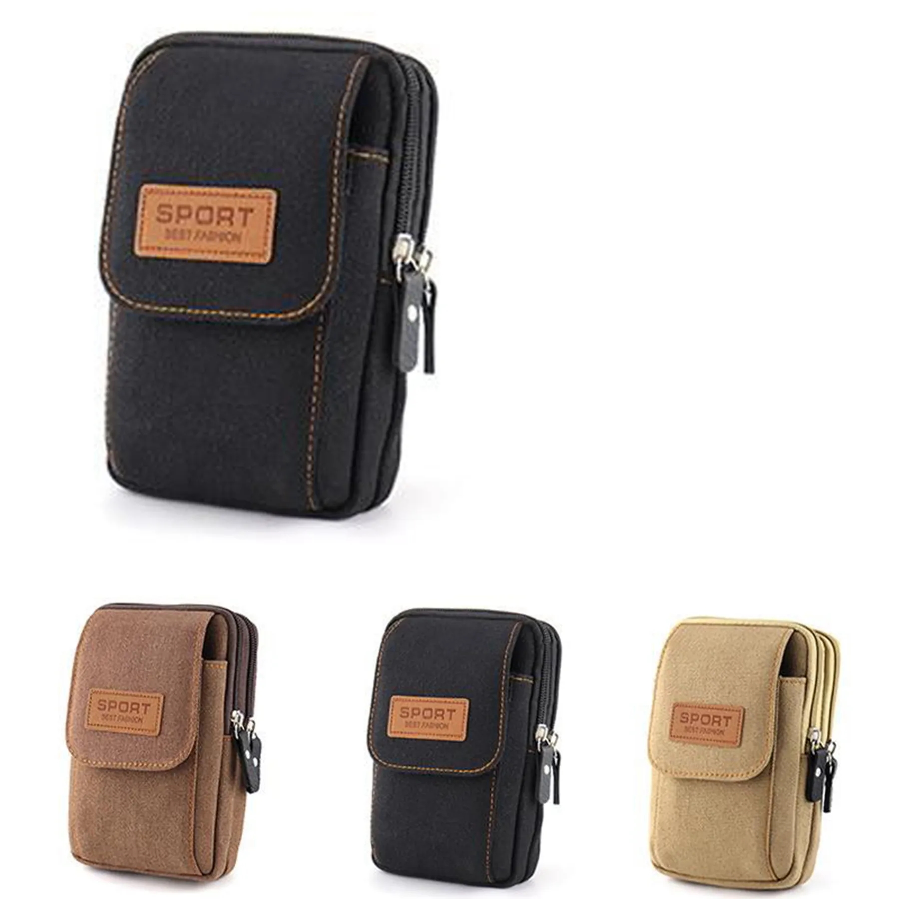 7" Thickened Canvas Waist Bag 1