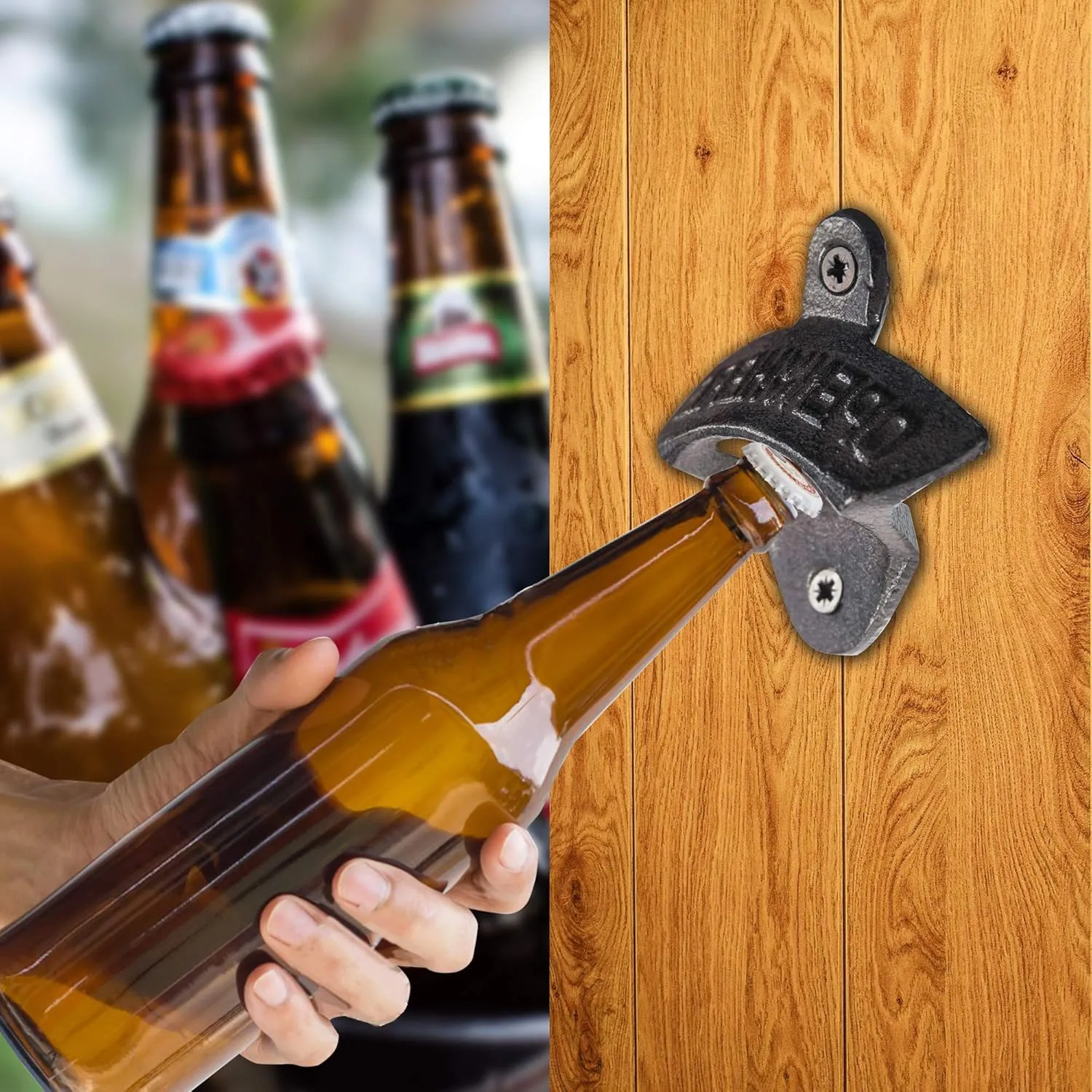 Bear Wall Mounted Bottle Opener, custom kitchen gadget with logo imprint 9