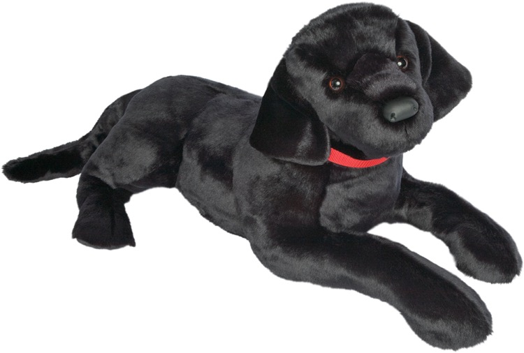 Dickens Black Lab Stuffed Animal 2