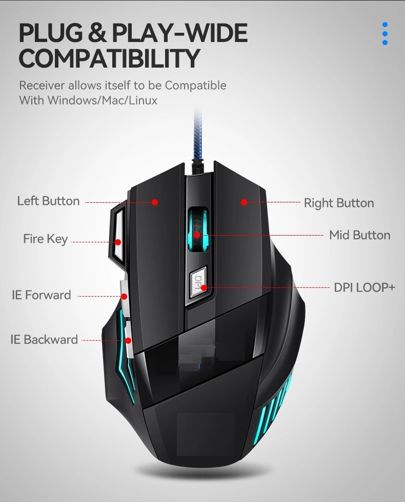 Wired Luminous Gaming Mouse 2