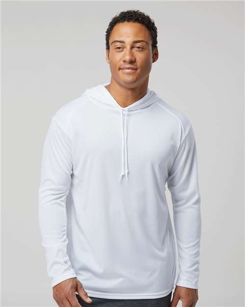 Unisex B-Core Hooded Long Sleeve T-Shirt - 4105 49
