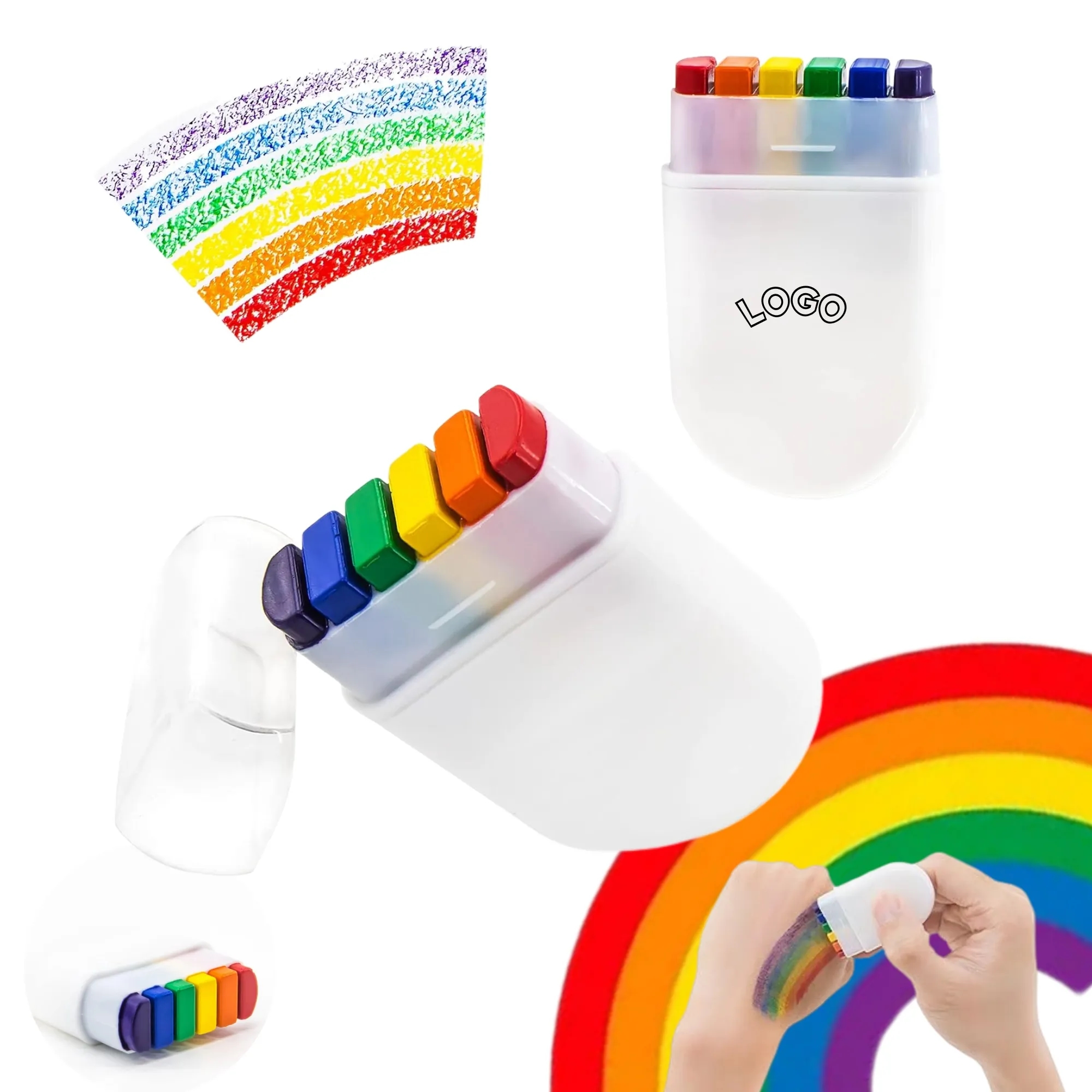 Party Gay Pride Day Rainbow Face Paint 2