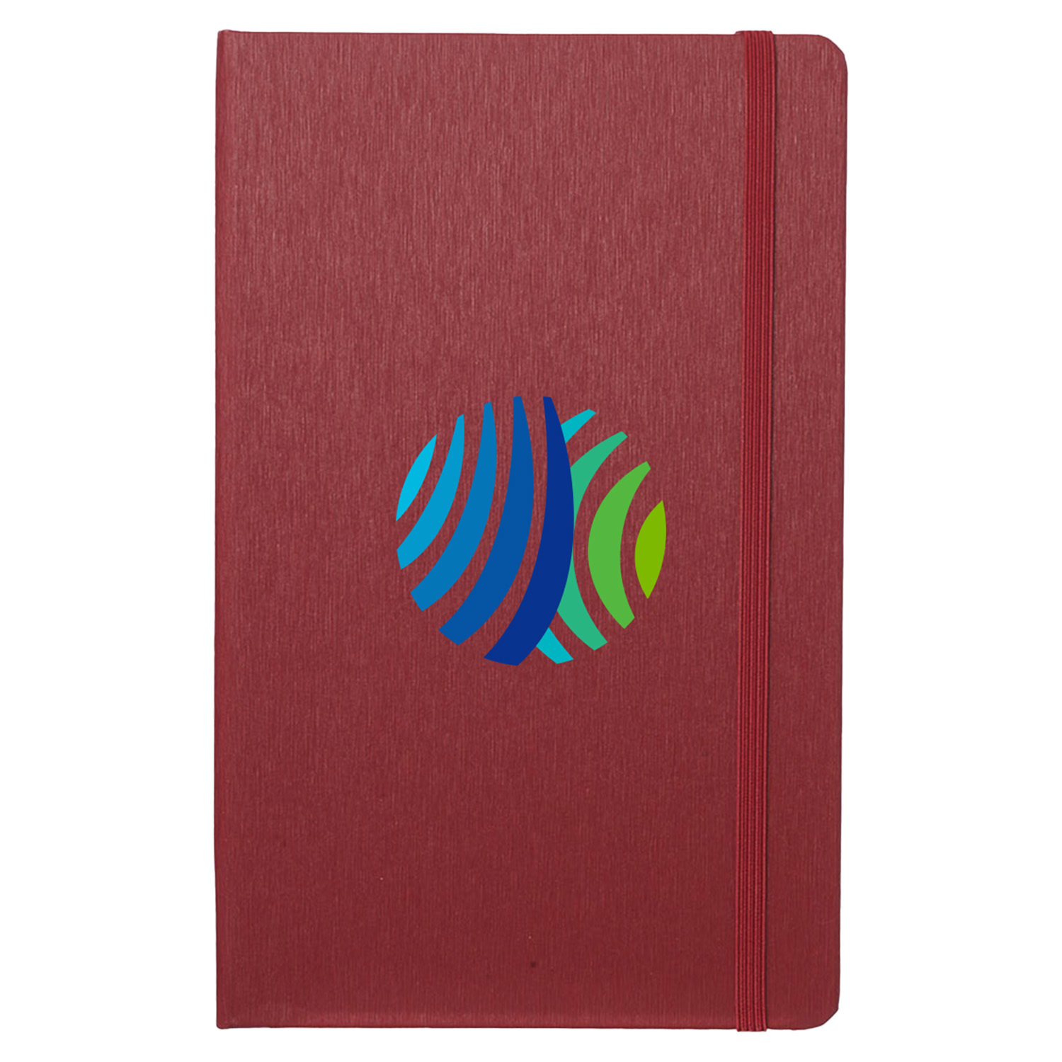 5.25" x 8.5" Hardcover Journal Notebooks w/ Matching Color Elastic Band 1
