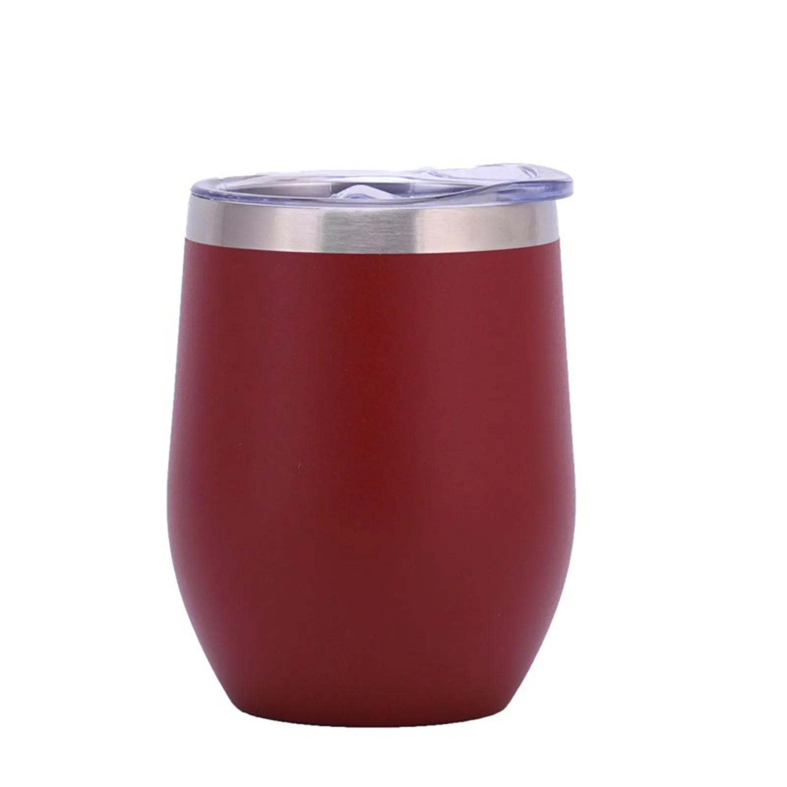 12oz Stainless Steel Wine Tumbler with Lid 9