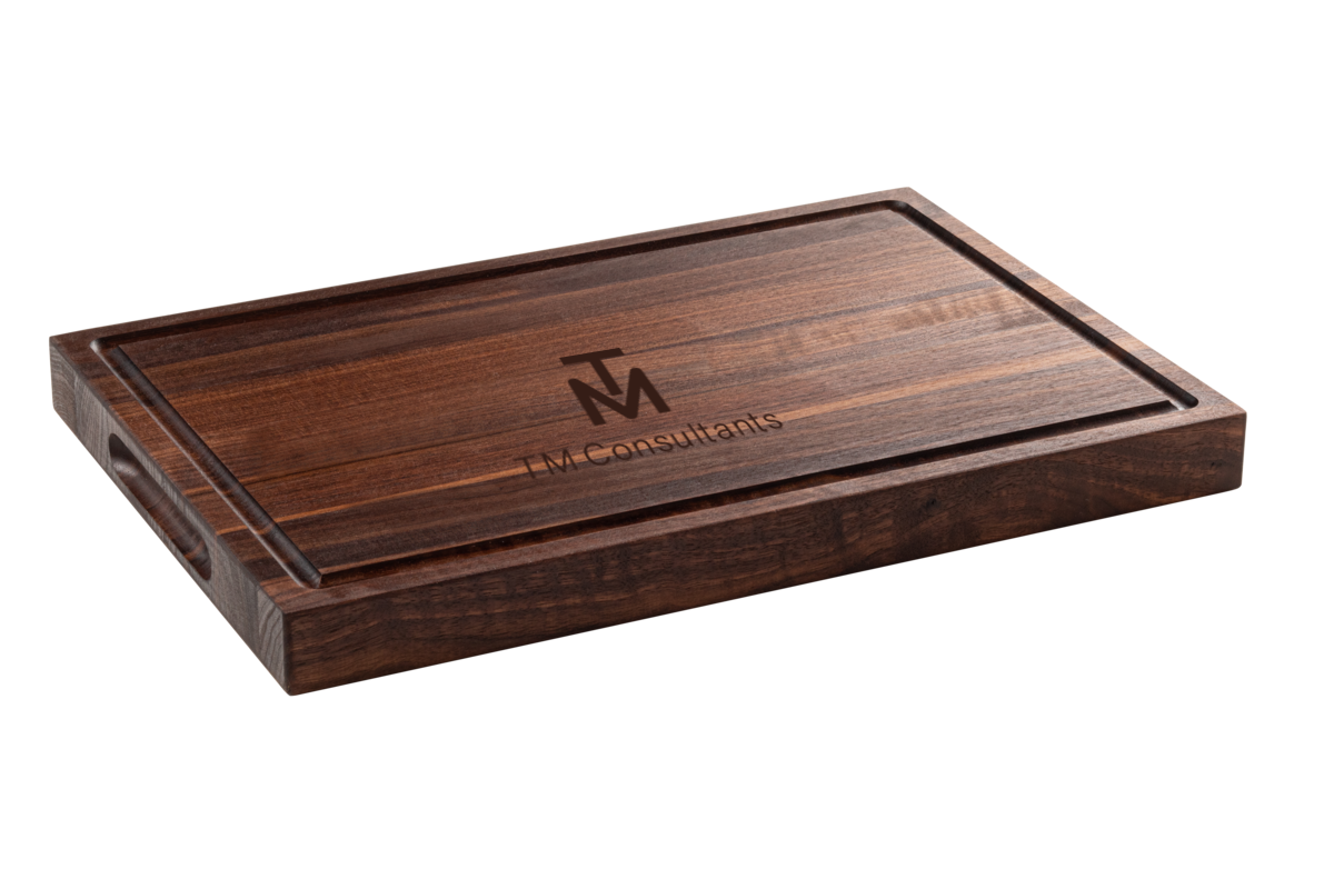 Walnut Cutting Board with Juice Groove and Handle 19"x15"x1-1/2" 4