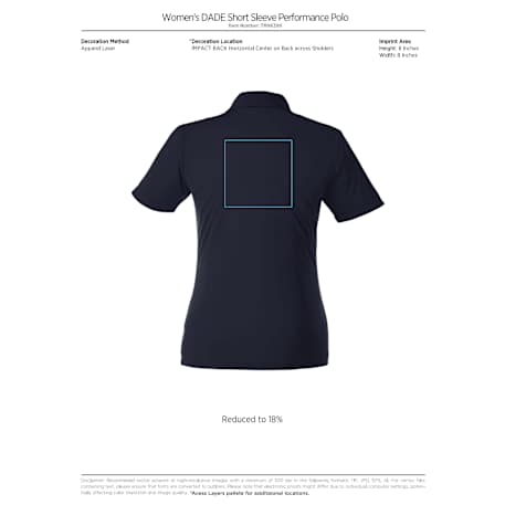 Women's DADE Short Sleeve Polo 692