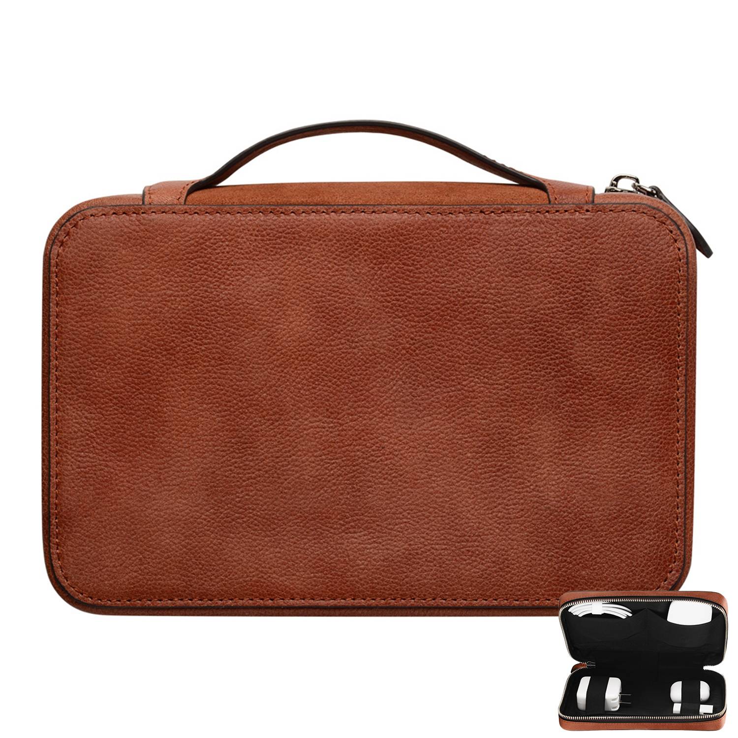 PU Leather Digital Electronics Organizer Storage Bag 4