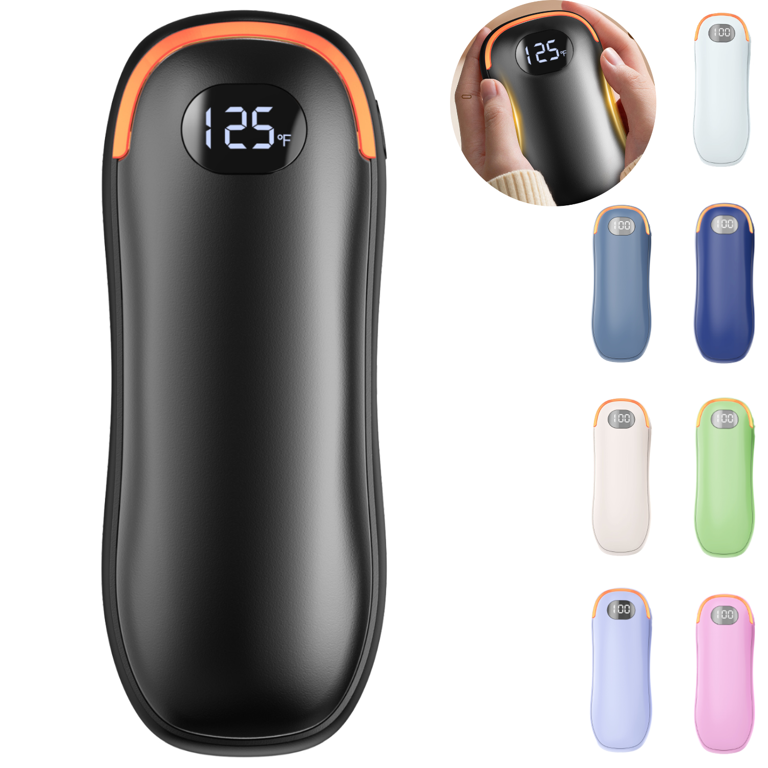 5000mAh Hand Warmer W/ Power Bank 9