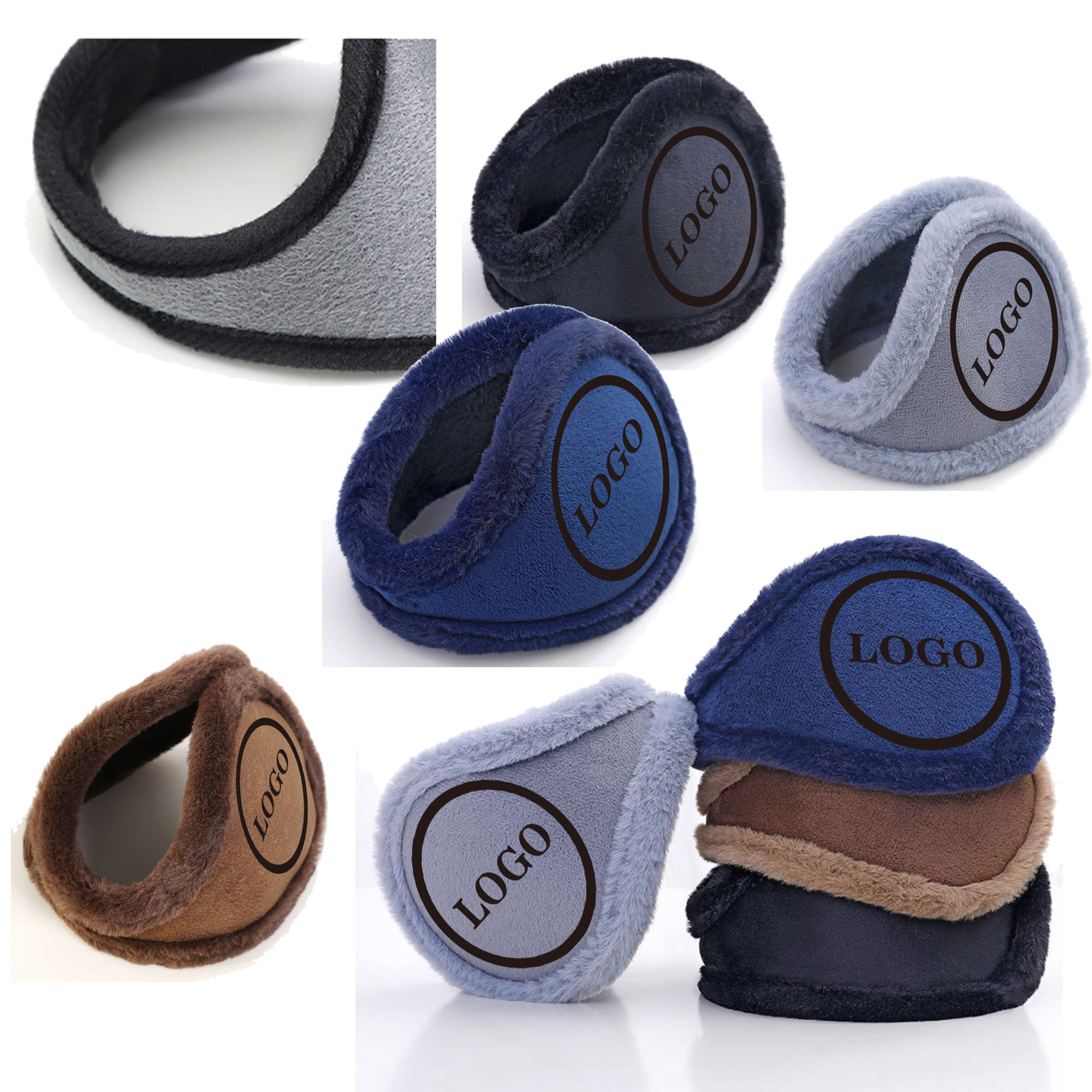 MOQ 100 Winter Plush Ear Protectors 2