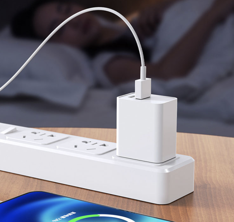 Dual Port Type C Wall Charger Fast Charging 20W Power Adapter Cube 6