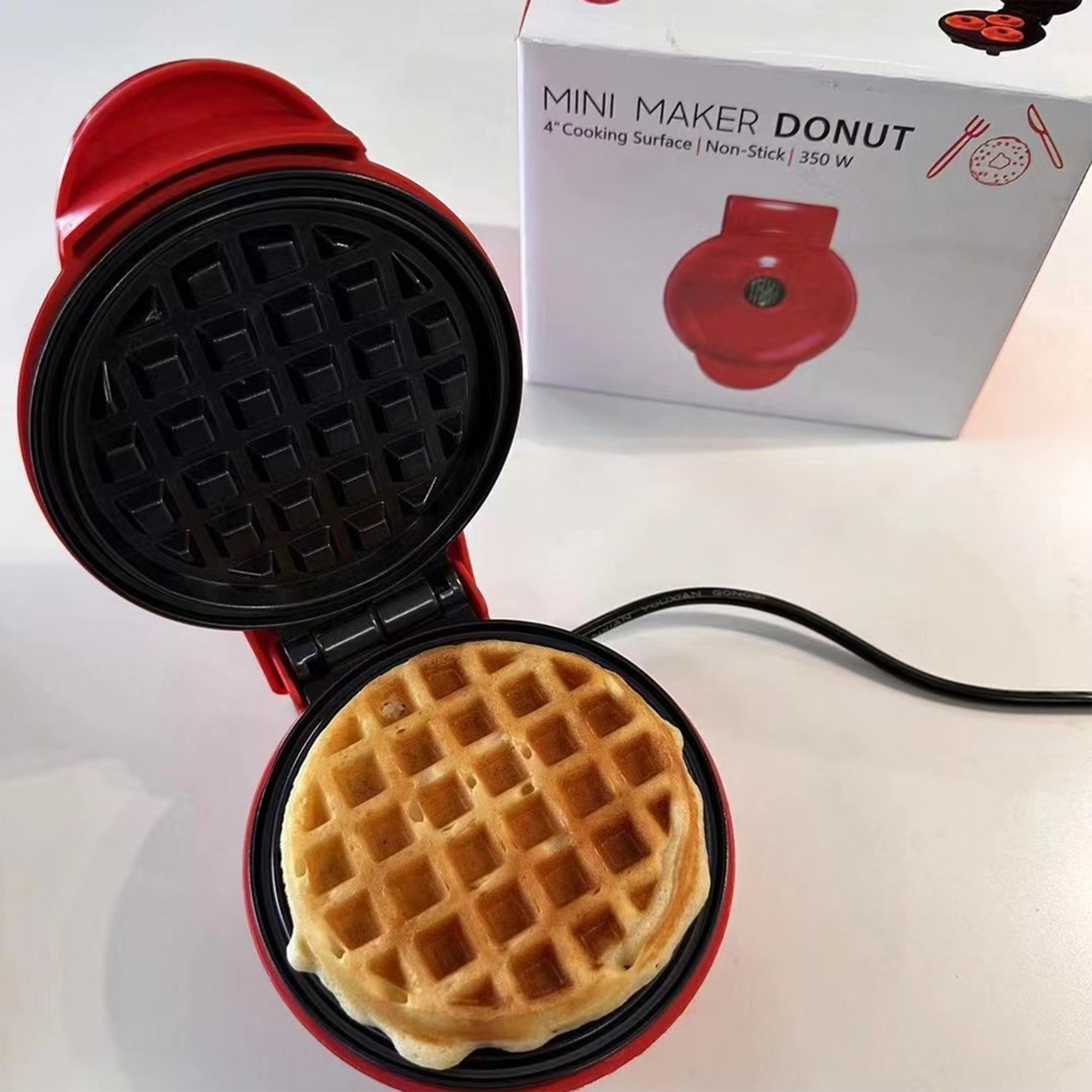 Stainless Steel Mini Waffle Maker 10