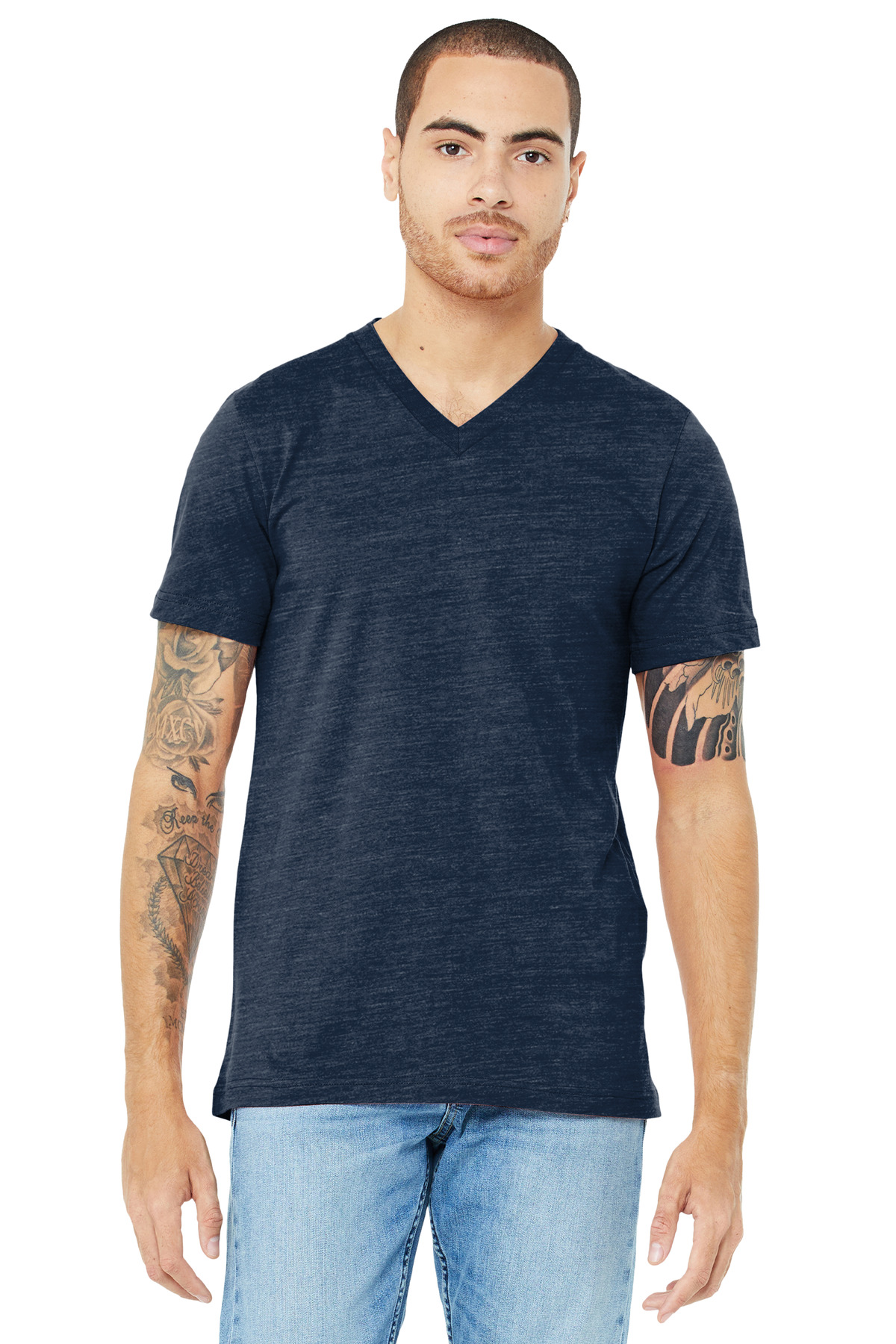 BELLA+CANVAS Unisex Jersey Short Sleeve V-Neck Tee. BC3005 44
