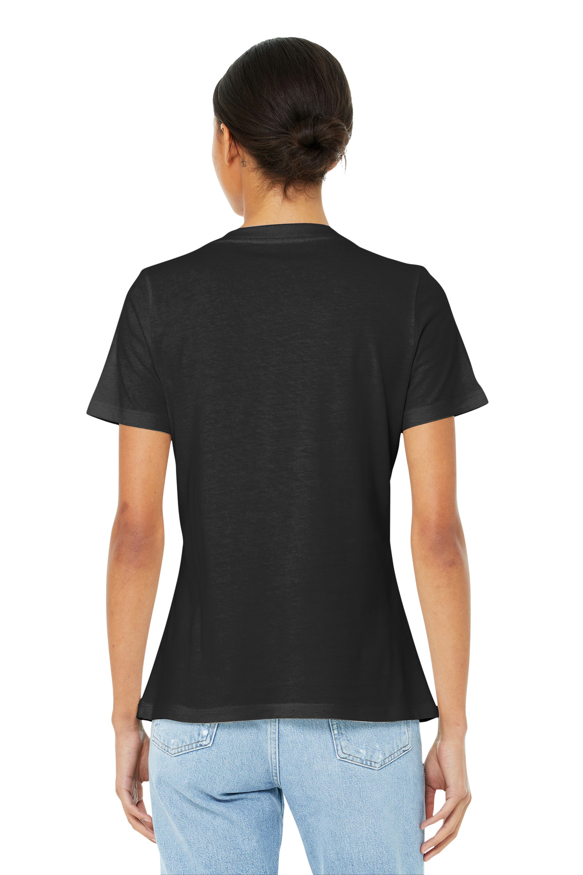 BELLA+CANVAS Women's Relaxed Jersey Short Sleeve V-Neck Tee. BC6405 1