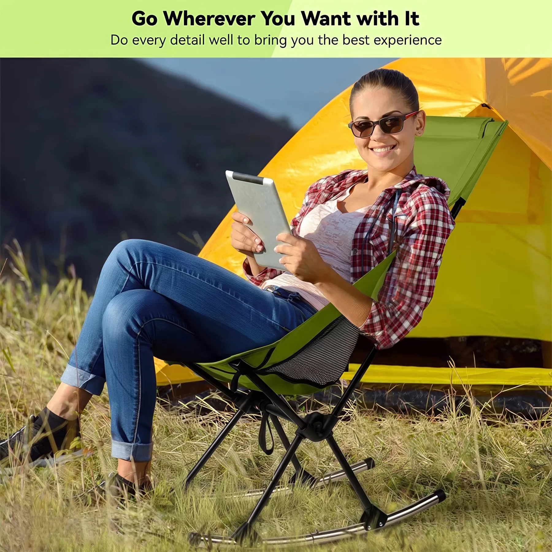 Portable Folding Rocking Chair 3