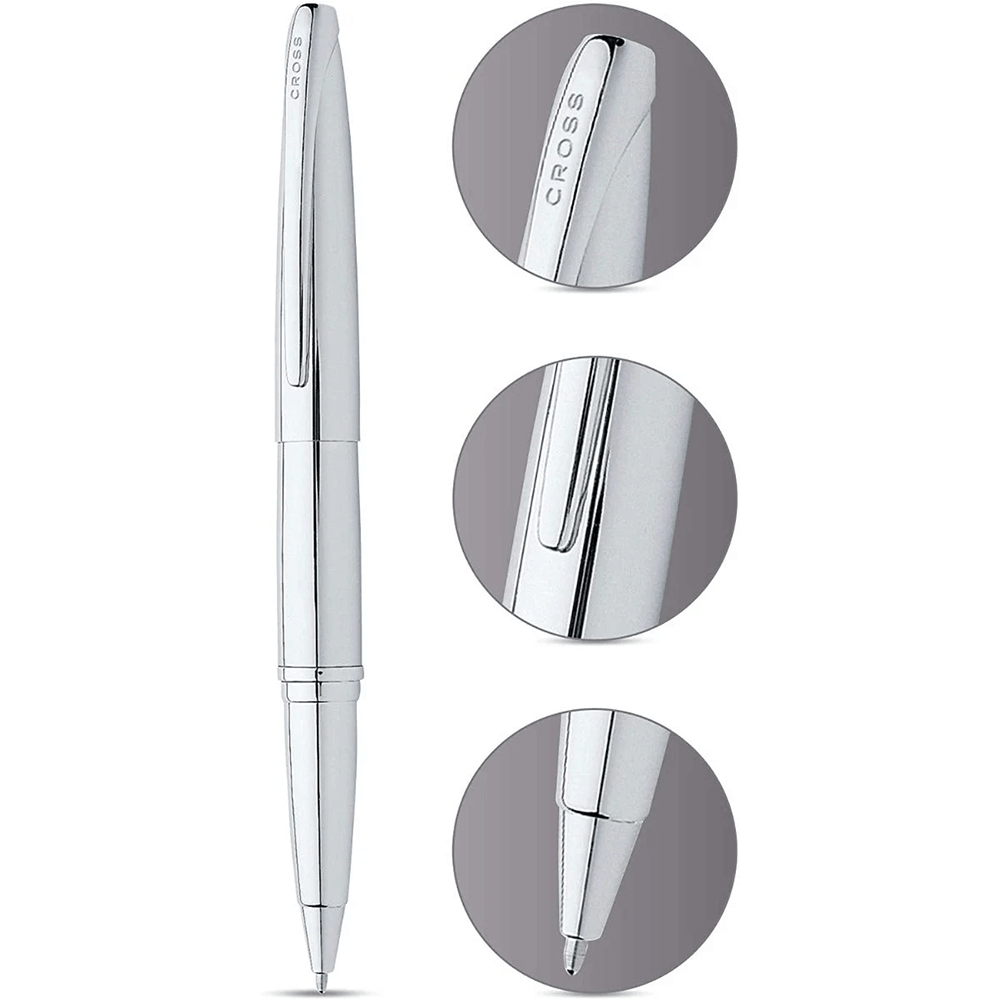 Cross ATX® Pure Chrome Rollerball Pen 4