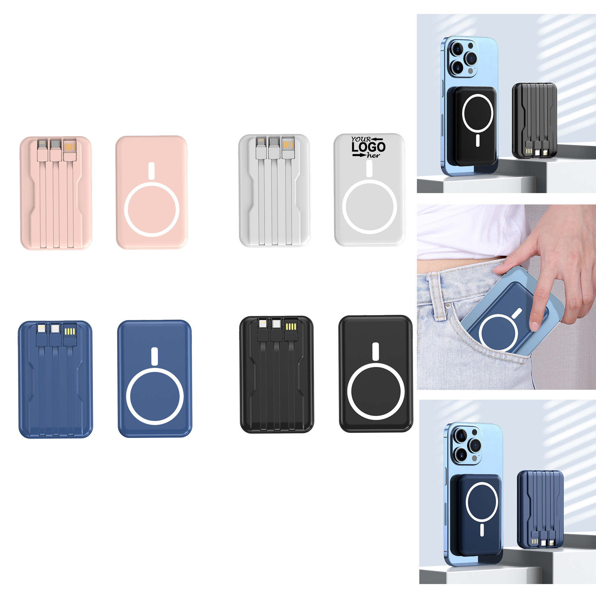 Magnetic Power Bank Wireless 1