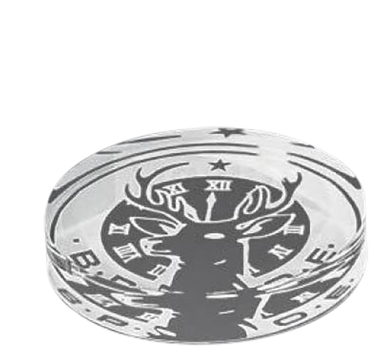 Circle Acrylic Paperweight 1