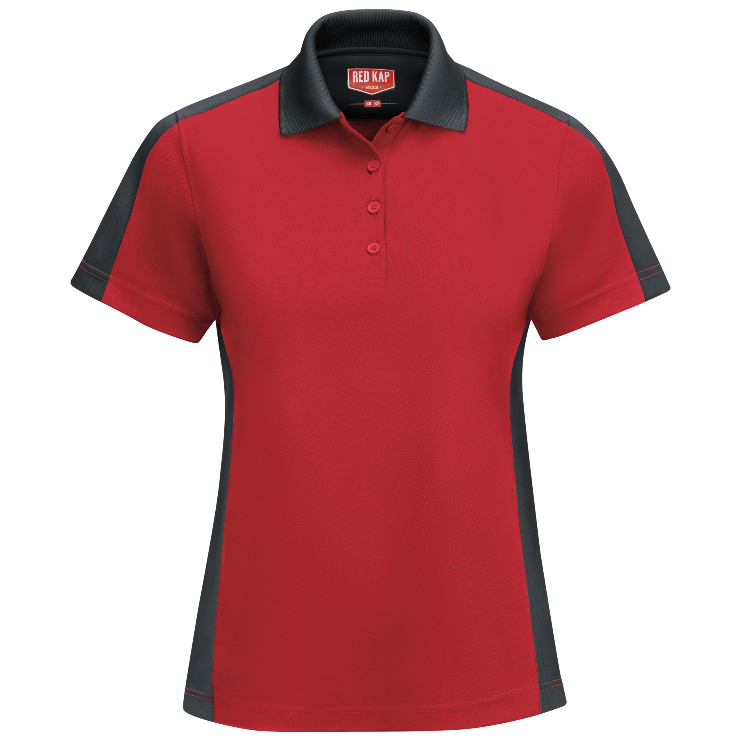 Red Kap® Women's Short Sleeve Performance Knit® Two-Tone Polo 2