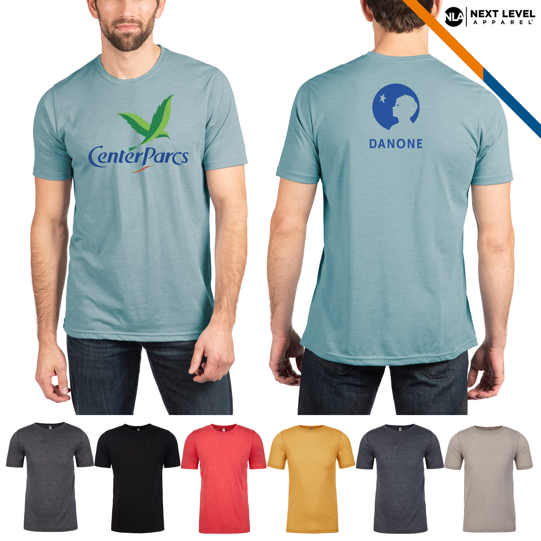 Next Level® 3.7 oz. 65/35% Poly/Cotton Men Tees 4