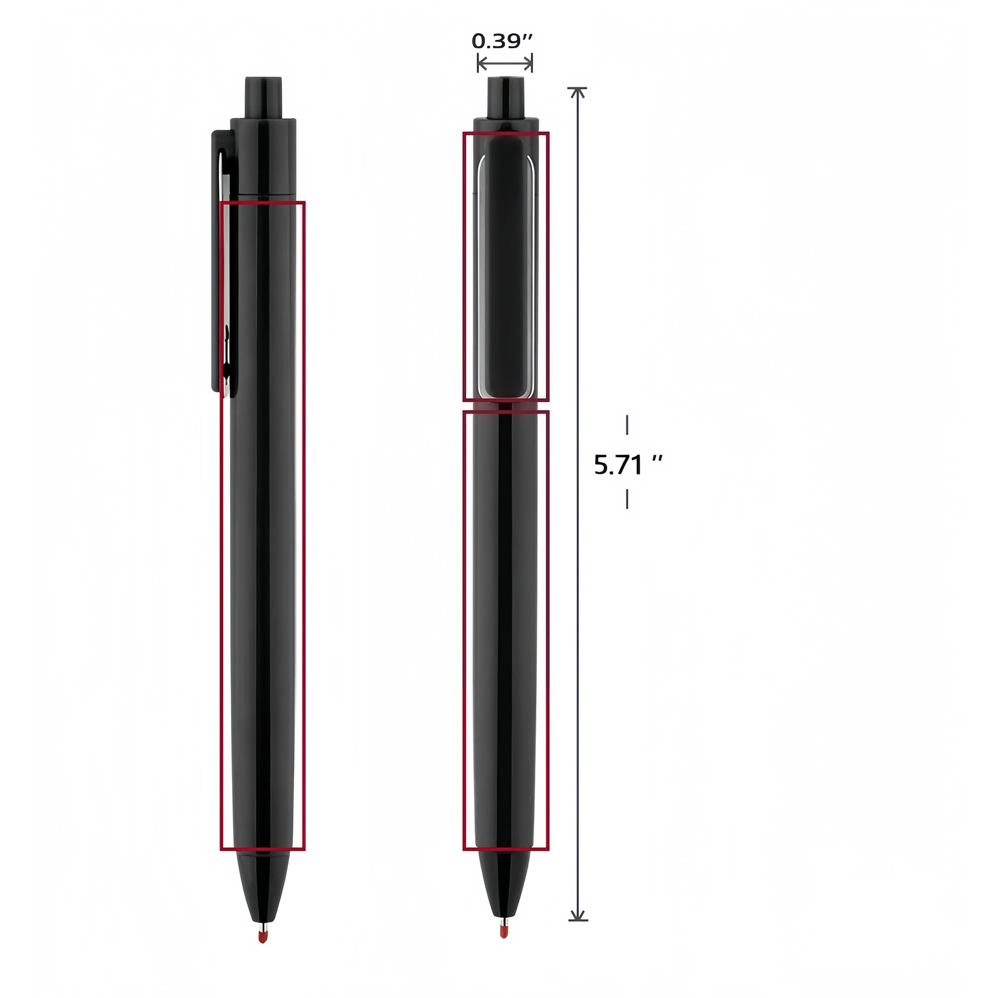 Large Capacity Retractable Gel Pen With Durable Cushion Tip 4