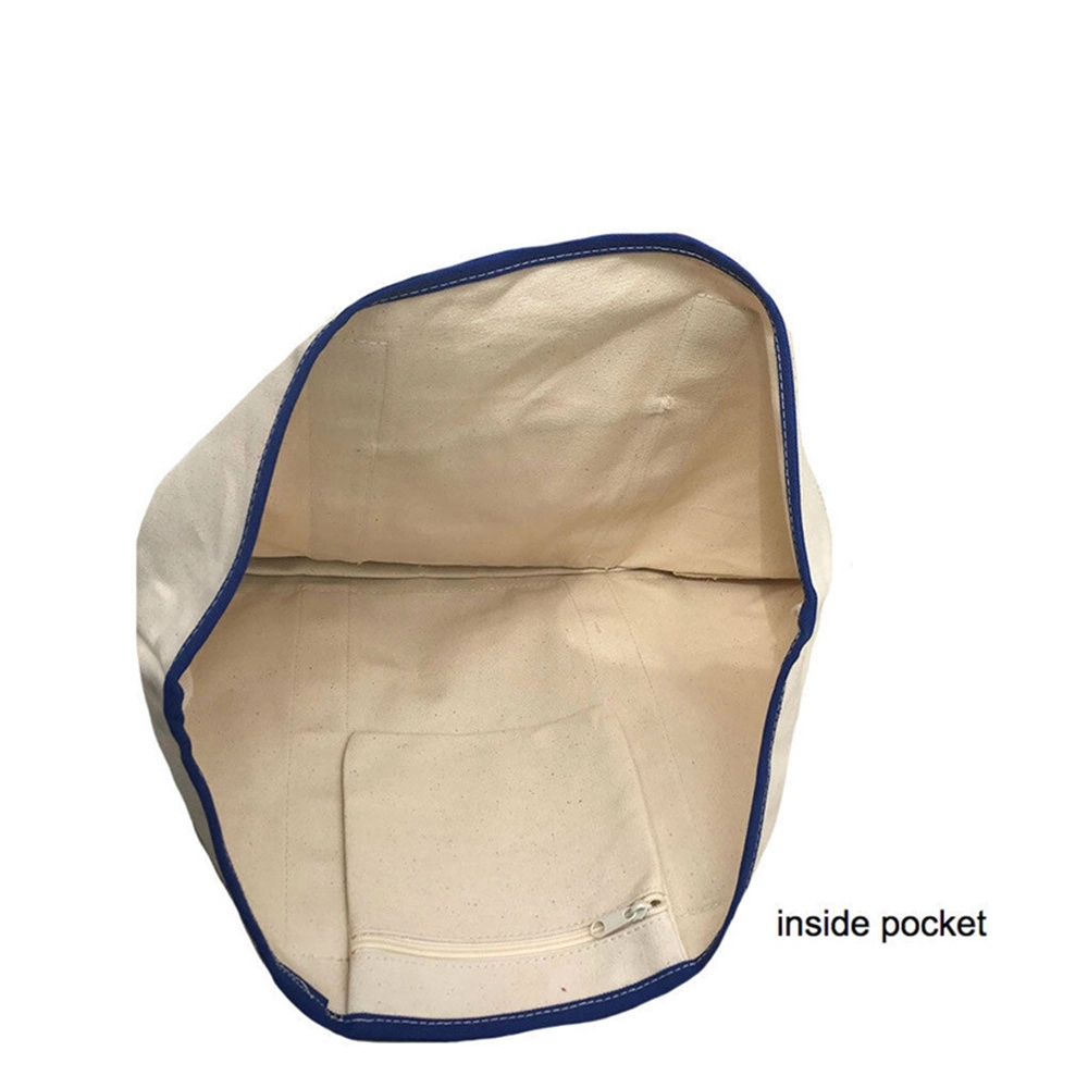 Deluxe Tote Bag With Outer Pocket, custom tote bag with logo imprint 6
